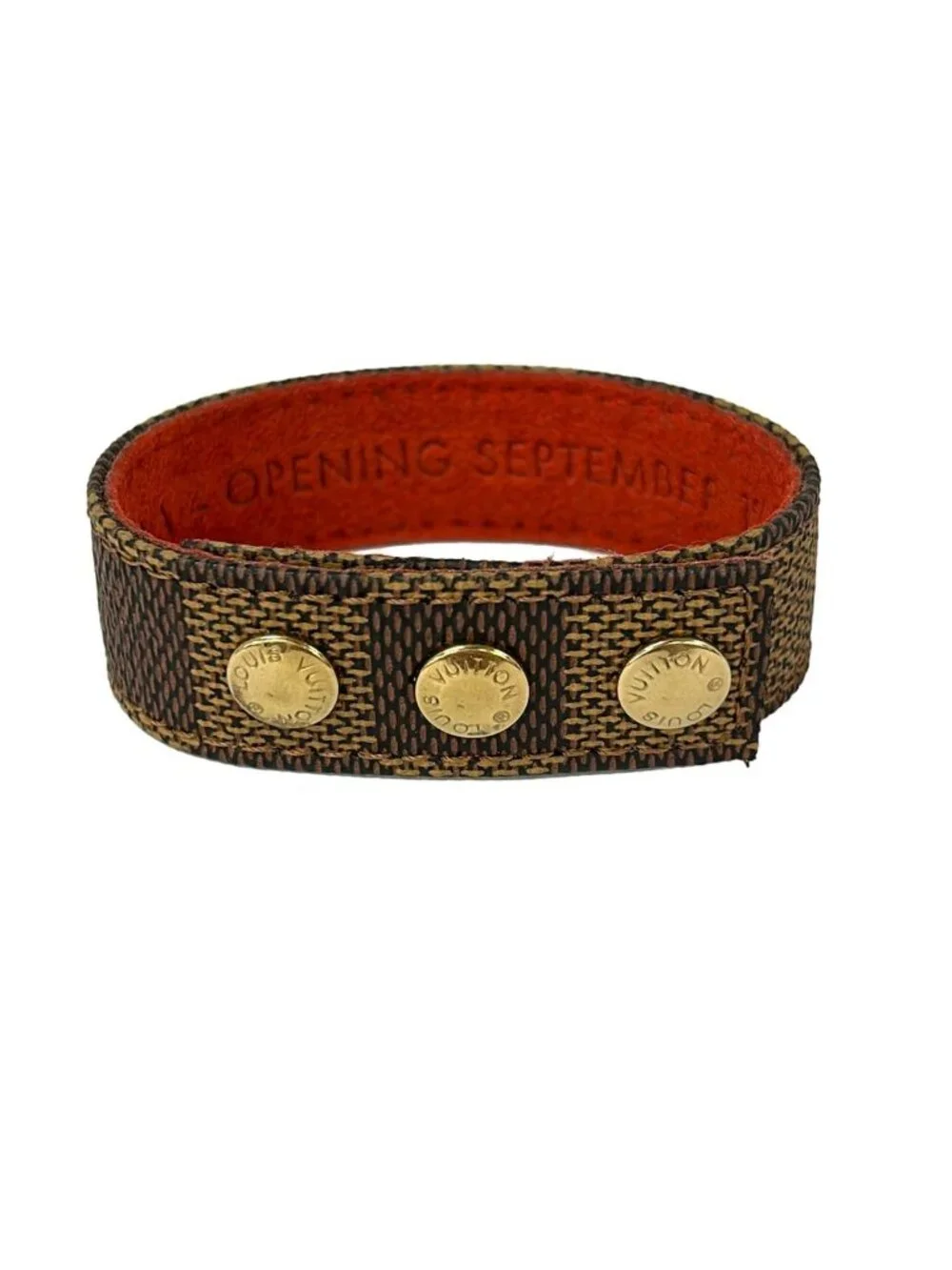 Louis Vuitton Bracelet Damier Ebene Nagoya Openl NG September